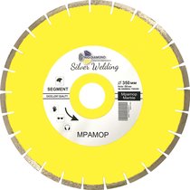 Trio Diamond Диск алмазный отрезной 350*50 Сегмент Мрамор Серебряная пайка SWM902