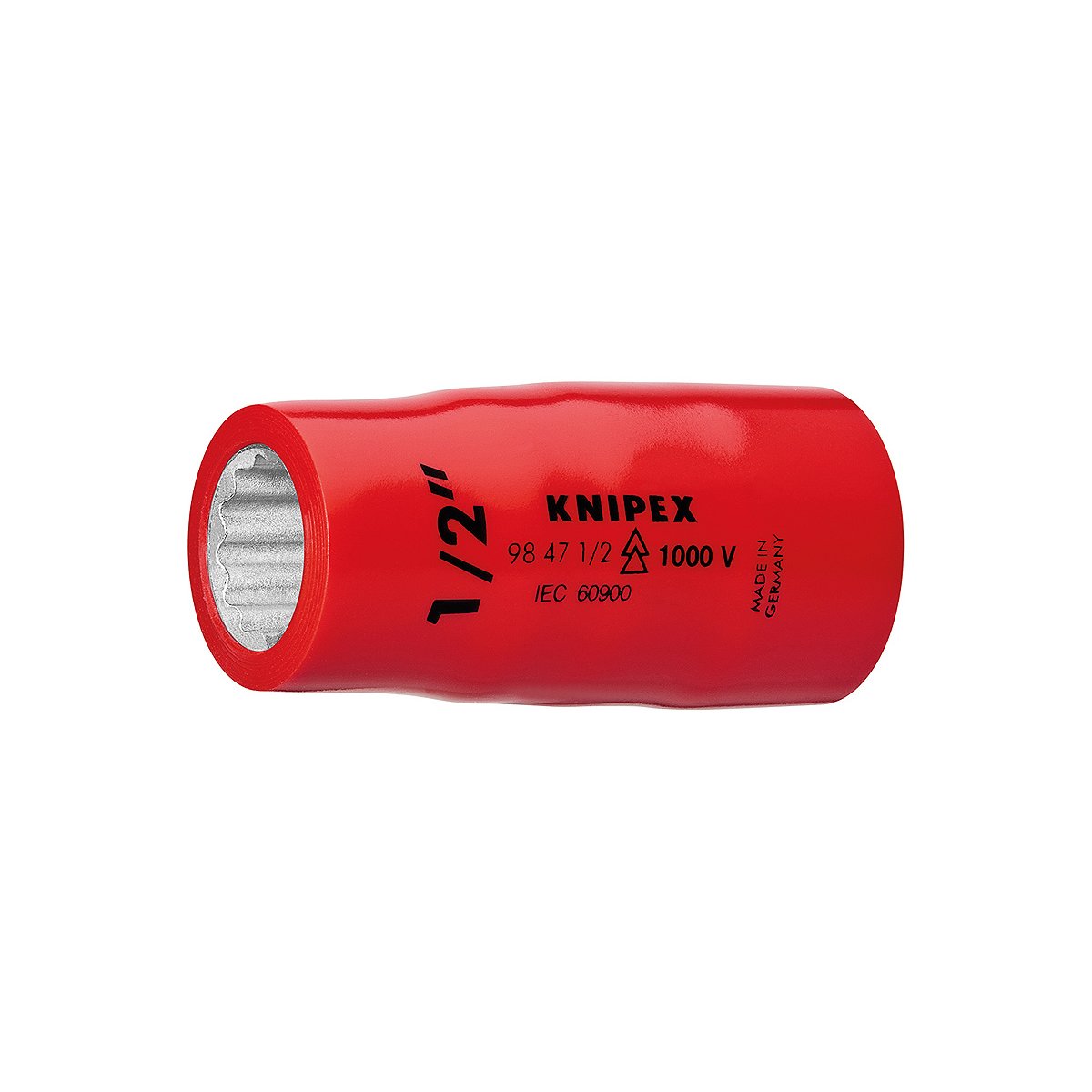 Головка торцевая VDE 1/2" 12-гранная, 5/8", диэлектрическая