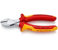 X-Cut® бокорезы с коробчатым шарниром VDE, 160 мм, хром, 2-комп диэлектрические ручки