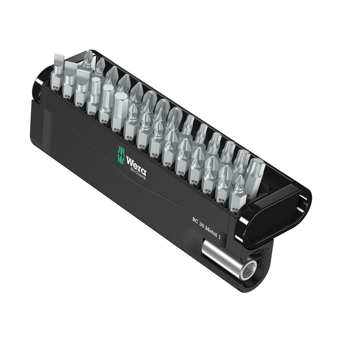 Bit-Check 30 Metal 1 набор бит с битодержателем, для работ по металлу, 30 пр., 1/4" C6.3