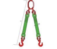Строп текстильный двухветвевой типа 2СТ 4,0/3500