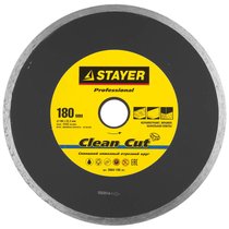 STAYER ⌀ 180х22.2 мм, алмазный, сплошной, круг отрезной для УШМ 3664-180_z01