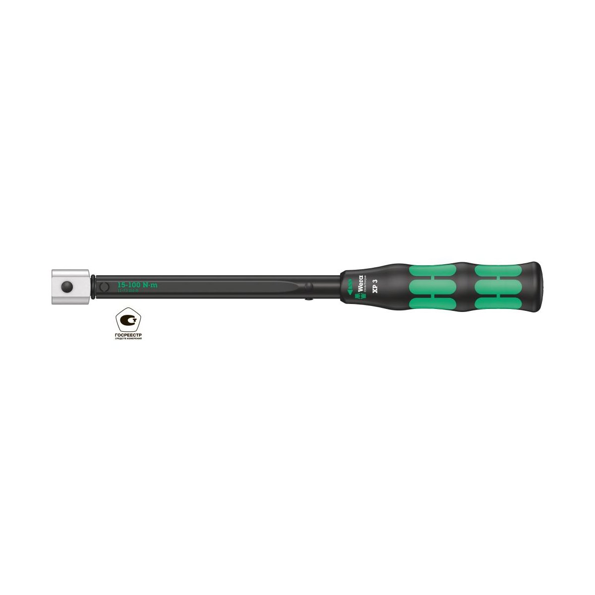Click-Torque XP 3 Ключ динамометрический, предустановлен 15 Нм, для насадок 9x12 мм, 15-100 Нм, 332 мм, левая/правая резьба