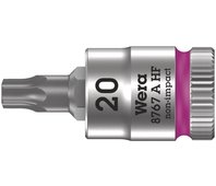 8767 A HF TORX® Zyklop Головка торцевая с вставкой-битой, 1/4", TX 20 x 28 мм, с фиксацией
