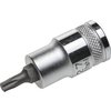 KRAFTOOL 1/2", S2 сталь, Т27, сатинированная, торцовая бита-головка "INDUSTRIE QUALITAT" 27905-27