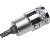 KRAFTOOL 1/2", S2 сталь, Т27, сатинированная, торцовая бита-головка "INDUSTRIE QUALITAT" 27905-27