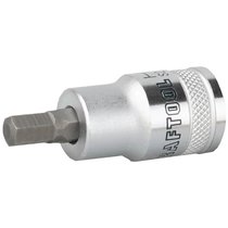 KRAFTOOL 1/2", S2 сталь, H8, сатинированная, торцовая бита-головка "INDUSTRIE QUALITAT" 27908-08