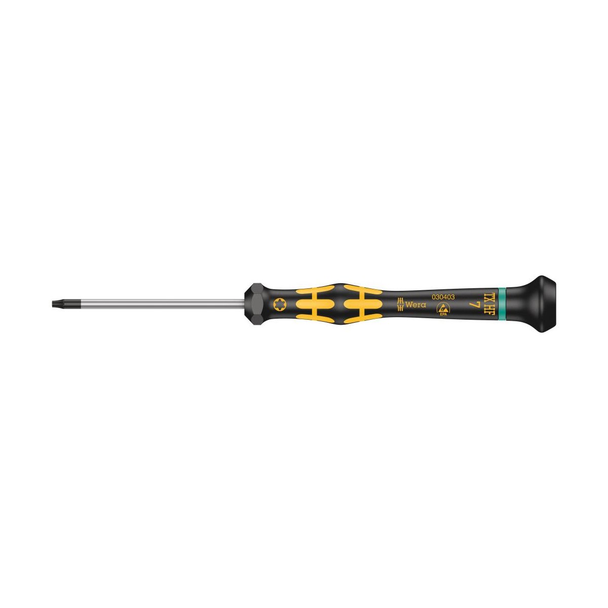1567 TORX® HF ESD Kraftform Micro Отвёртка антистатическая прецизионная, с фиксацией, TX 7 x 60 мм