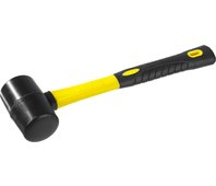 STAYER 230 г, киянка резиновая черная с фиберглассовой ручкой 2054-40