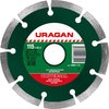 URAGAN ⌀ 115х22.2 мм, алмазный, сегментный, круг отрезной для УШМ 36691-115