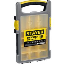 STAYER 280 х 325 х 50 (15"), пластиковый, органайзер ROCKET-15 2-38031_z01