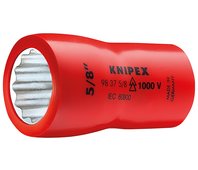 Головка торцевая VDE 3/8" 12-гранная, 3/8", диэлектрическая