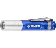 ЗУБР 1 LED, 1хААА, черный, фонарь светодиодный 56217