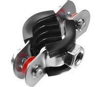 ЗУБР 3/8", оцинкованный, 10 шт., хомут трубный с гайкой 37850-15-19