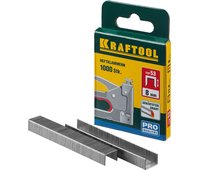 KRAFTOOL скобы тип 53, 8 мм, скобы супертвердые 31670-08