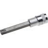 KRAFTOOL 1/2", 100 мм, S2 сталь, Т55, удлиненная, сатинированная, торцовая бита-головка INDUSTRIE QUALITAT 27906-55_z01