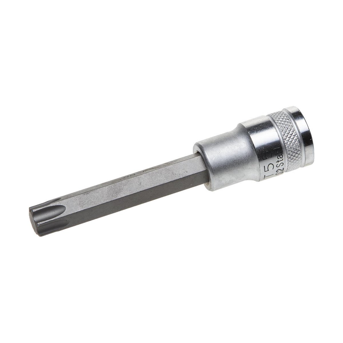KRAFTOOL 1/2", 100 мм, S2 сталь, Т55, удлиненная, сатинированная, торцовая бита-головка INDUSTRIE QUALITAT 27906-55_z01