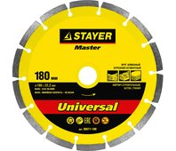 STAYER ⌀ 180х22.2 мм, алмазный, сегментный, круг отрезной для УШМ 36671-180