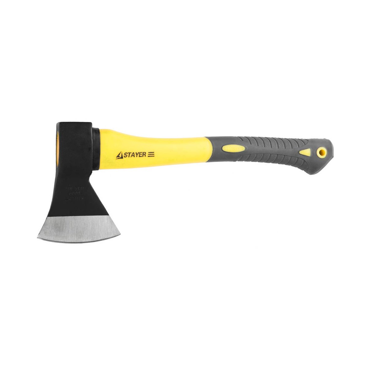 STAYER 800 г., топор с двухкомпонентной фиберглассовой рукояткой 2062-08