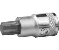KRAFTOOL 1/2", 55 мм, S2 сталь, Т60, сатинированная, торцовая бита-головка INDUSTRIE QUALITAT 27905-60_z01
