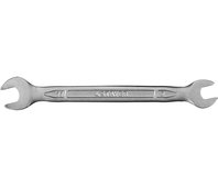 STAYER 9х11 мм, Cr-V сталь, хромированный, гаечный ключ рожковый 27035-09-11