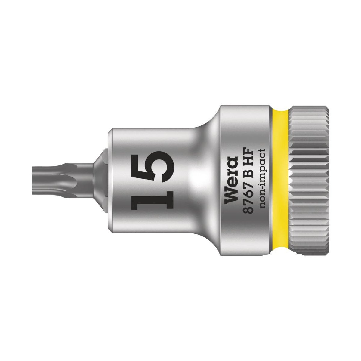 8767 B HF TORX® Zyklop Головка торцевая с вставкой-битой, 3/8", с фиксацией, TX 15 x 35 мм