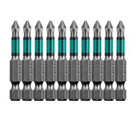 KRAFTOOL PZ1, 50 мм, 10 шт., Cr-Mo сталь, набор бит Optimum Line 26124-1-50-10