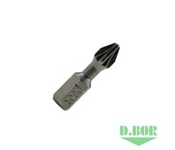 Биты фрезерованные, Pz 1x25 мм, Torsion, C 6,3 (арт. D-T-PZ01-025-010) "D.BOR"