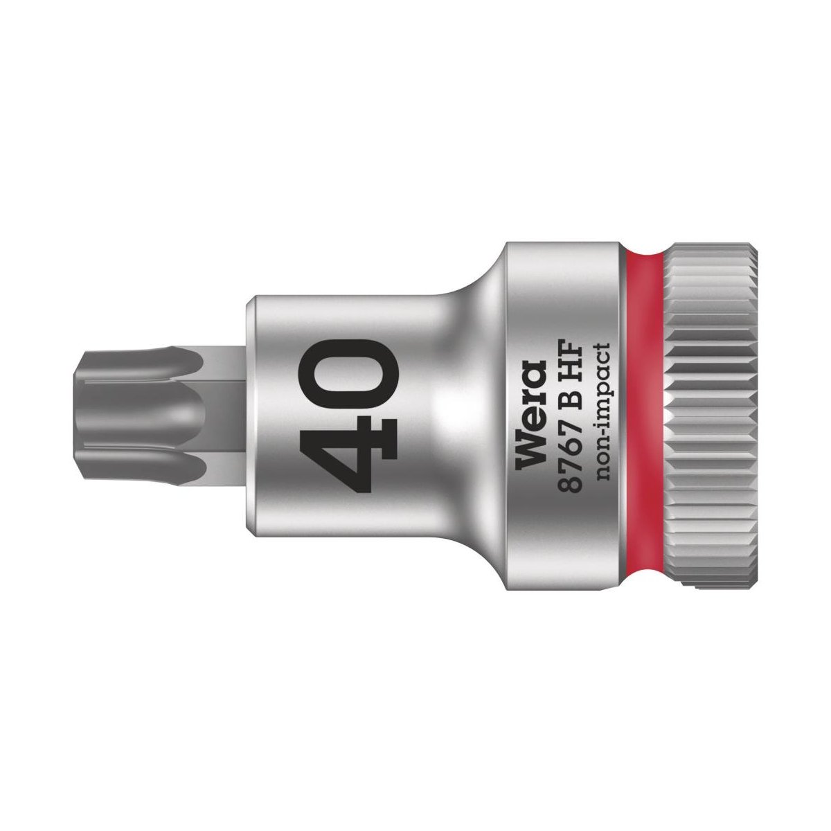 8767 B HF TORX® Zyklop Головка торцевая с вставкой-битой, 3/8", с фиксацией, TX 40 x 35 мм