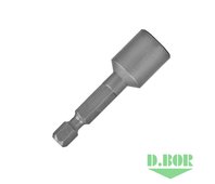 Магнитная насадка 50 мм под ключ 10 мм, MAGNETIC S2, E 6,3 (арт. D-N-S2-10-050-005) "D.BOR"
