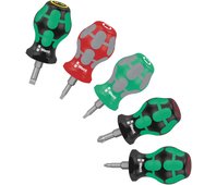 Stubby Set 3 Kraftform набор коротких отвёрток, 5 пр., SL 5.5, PH 1-2, R1-2