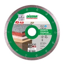 Диск алмазный сплошной 1A1R 200x1,8x10x25,4 Granite Premium, DiStar