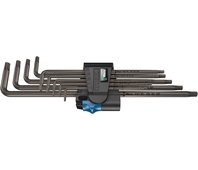 967/9 XL TORX® HF 1 Набор Г-образных ключей, с фиксацией, удлиненные, 9 пр., TX 8/9/10/15/20/25/27/30/40