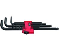 950/9 PKL BM Hex-Plus BlackLaser 6 Набор Г-образных ключей, с шаром, 9 пр., 1.5/2/2.5/3/4/5/6/8/10 мм