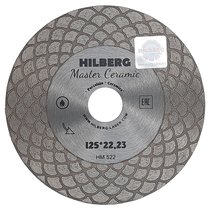Диск алмазный отрезной 125*22,23 Hilberg Master Сeramic HM522