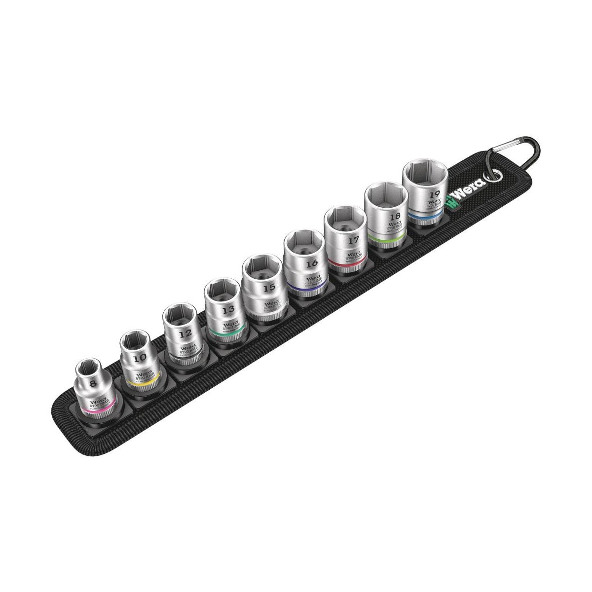 Belt B 4 Zyklop Набор торцевых головок, 3/8", 9 пр., 8/10/12/13/15/16/17/18/19 мм