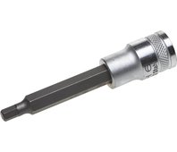 KRAFTOOL 1/2", 100 мм, S2 сталь, H6, удлиненная, фосфатированная, торцовая бита-головка INDUSTRIE QUALITAT 27909-06_z01