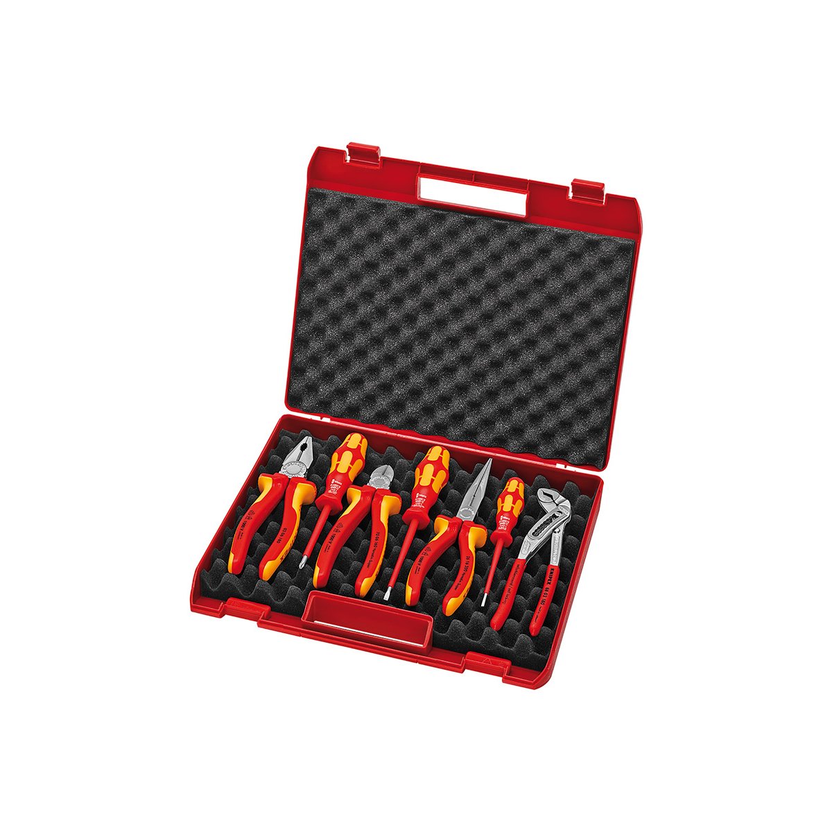 RED Electro 2 Чемодан c инструментом пластиковый VDE, 7 пр.