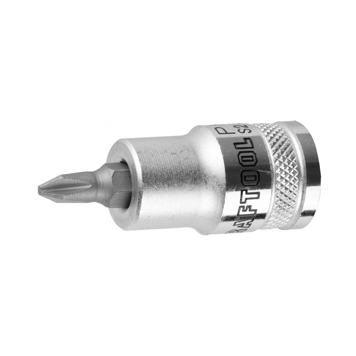 KRAFTOOL 1/2", 55 мм, S2 сталь, PH2, сатинированная, торцовая бита-головка INDUSTRIE QUALITAT 27901-2_z01