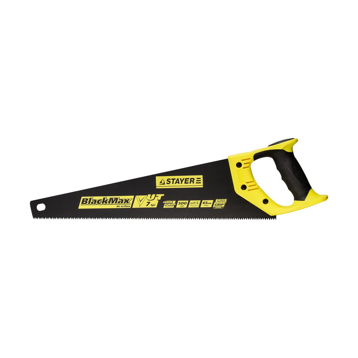 STAYER 7 TPI, 500 мм, ножовка по дереву BlackMAX 2-15081-50