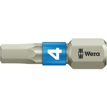 3840/1 TS Hex-Plus бита торсионная с внешним шестигранником, нерж., 1/4" C6.3, 4 x 25 мм