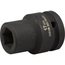 KRAFTOOL 1/2", 17 мм, CrMo сталь, фосфатированная, торцовая головка INDUSTRIE QUALITAT 27945-17_z01
