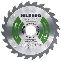 Диск пильный Hilberg Industrial Дерево тонкий рез 165*30*24Т HWT160