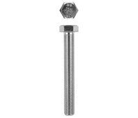 KRAFTOOL M20 x 50 мм, 10 шт., оцинкованный, болт с шестигранной головкой DIN 933 303074-20-050