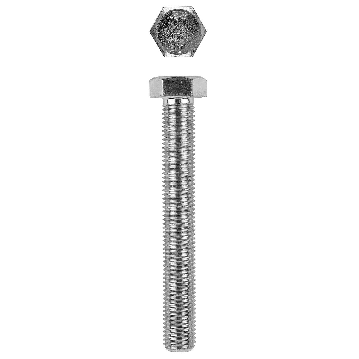 KRAFTOOL M20 x 50 мм, 10 шт., оцинкованный, болт с шестигранной головкой DIN 933 303074-20-050