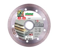 Диск алмазный сплошной 1A1R 125x1,2x8x22,23 Decor Slim, DiStar