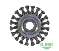 Щётка дисковая жгутовая, METAL Standard, 100x22,2 - ST0.50 - RPM 12500 (арт. D22-MS-100-222-050) "D.BOR"