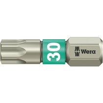 3867/1 TS TORX® бита торсионная, нерж., 1/4" C6.3, TX 30 x 25 мм