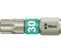 3867/1 TS TORX® бита торсионная, нерж., 1/4" C6.3, TX 30 x 25 мм