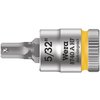 8740 A Hex-Plus HF Zyklop Головка торцевая с вставкой-битой с внешним шестигранником, 1/4", с фиксацией, 5/32" x 28 мм
